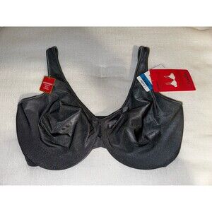 Lilyette Minimizer Bra 38DDD Silver Grey Bra Womens Underwire Wired NEW NWT